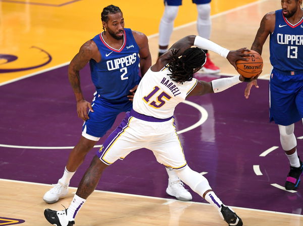 NBA - Montrezl Harrell shows off his new purple & gold