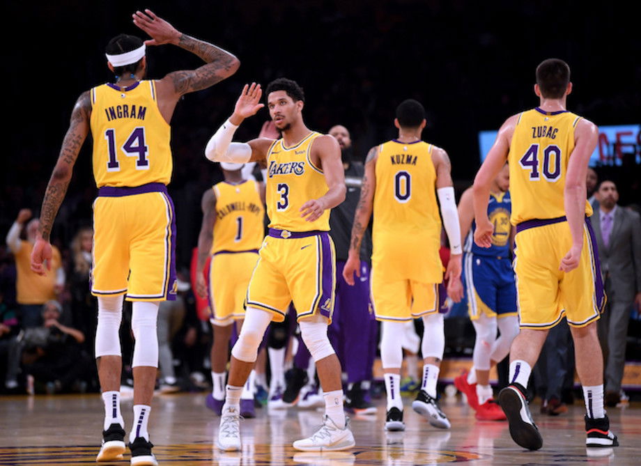 lakers on court jersey