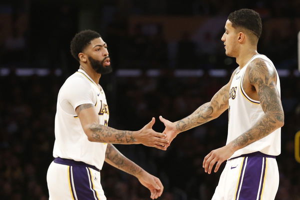 Anthony Davis and Kyle Kuzma