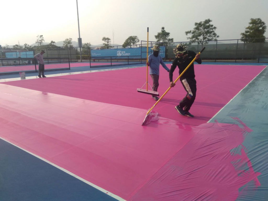 pink courts