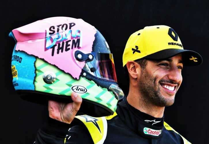 Ricciardo clearance f1 helmet