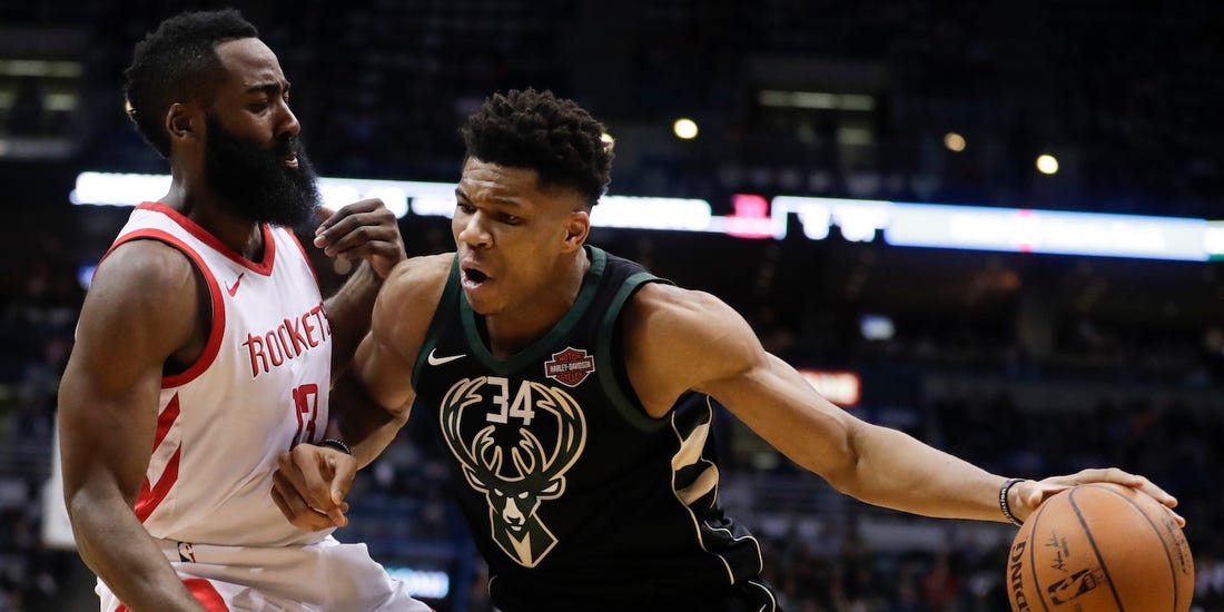 giannis antetokounmpo james harden