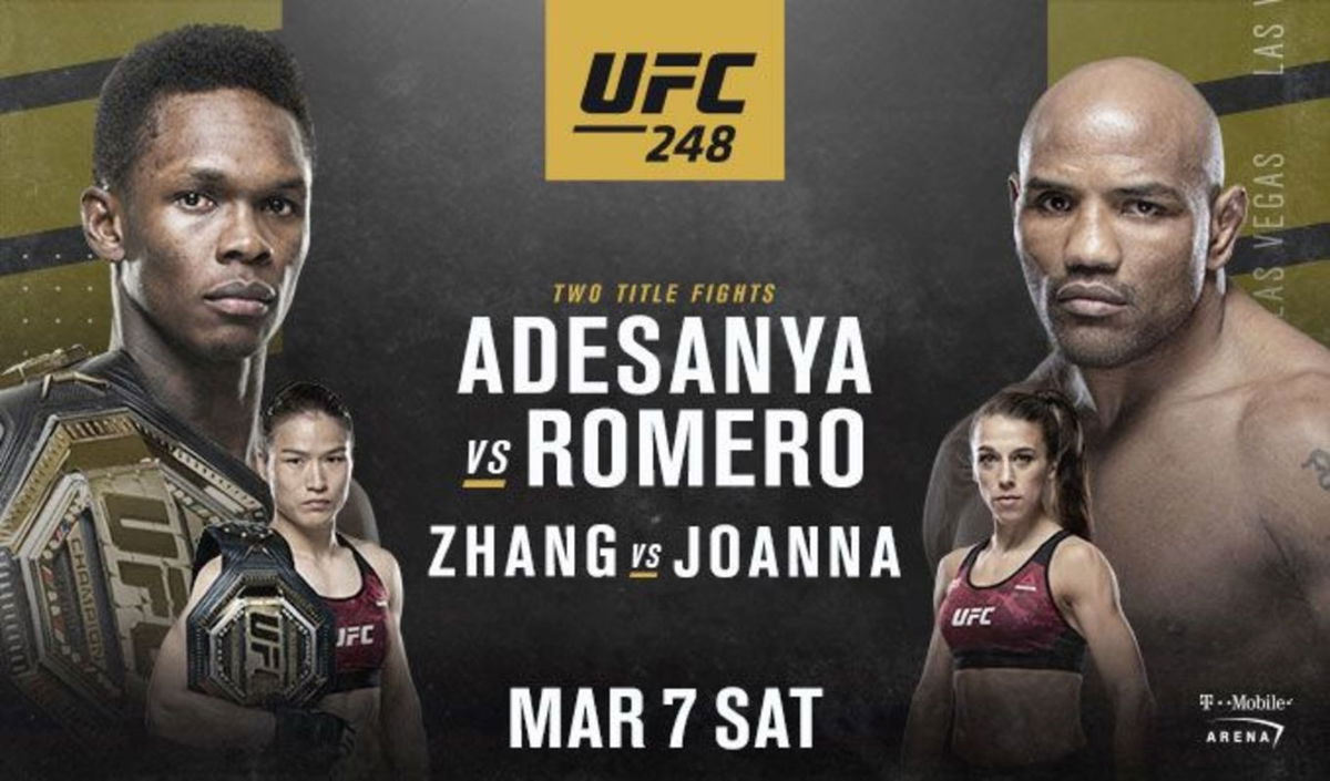 UFC 248: Israel Adesanya vs Yoel Romero: Fight Card ...