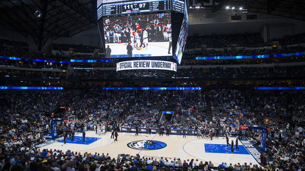 American Airlines Center during an NBA game