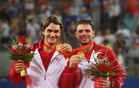 Roger Federer and Stan Wawrinka