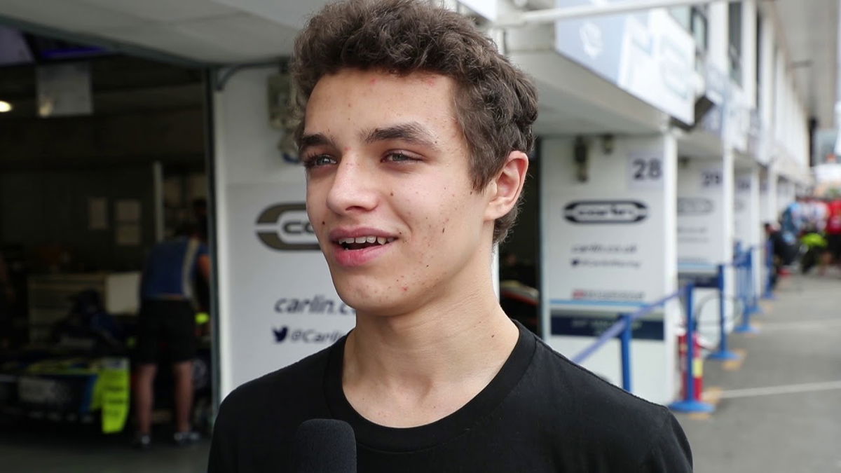 Lando Norris Trolls Marcus Ericsson During Classic F1 Online Race