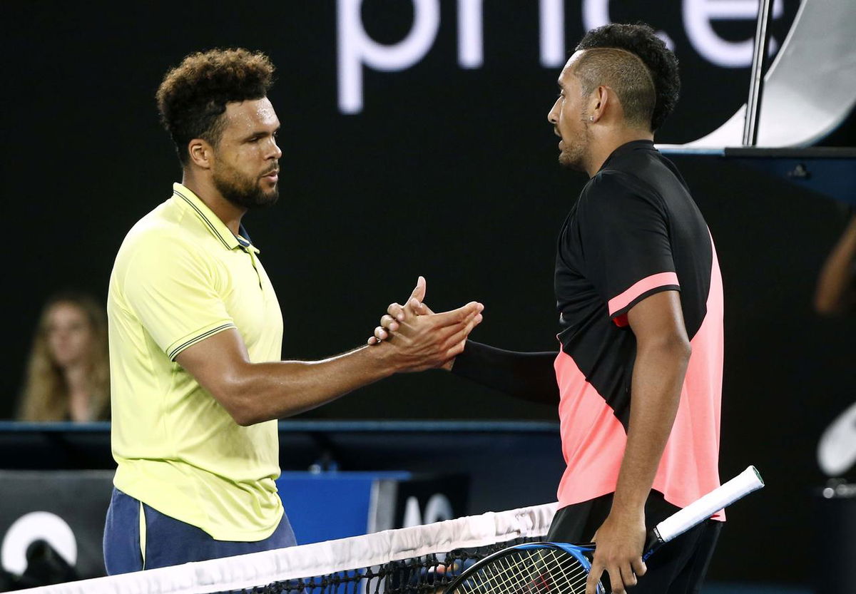 Jo-Wilfried Tsonga and Nick Kyrgios