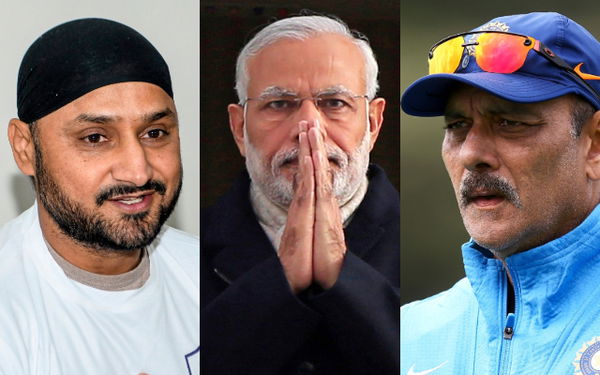 Harbhajan-Singh-Narendra-Modi-and-Ravi-Shastri