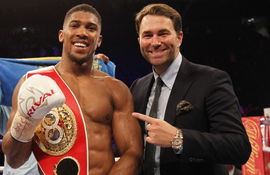 Anthony Joshua and Eddie Hearn