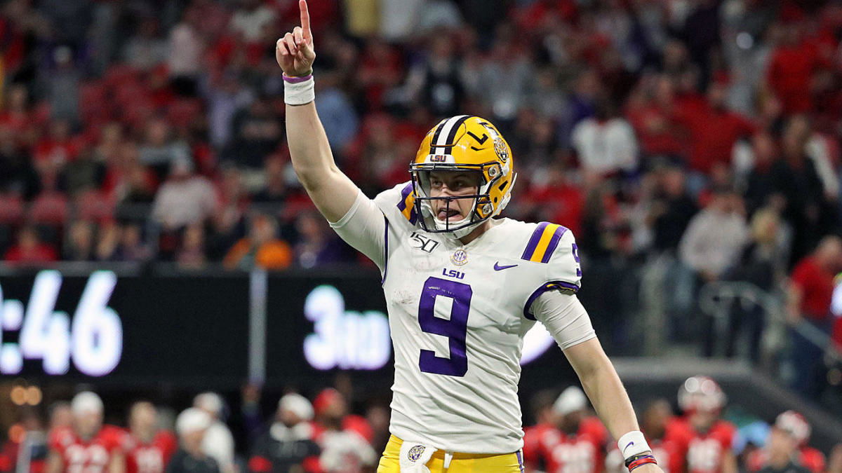 Baton Rouge, Louisiana, USA. 22nd Sep, 2018. LSU QB Joe Burrow #9 gets  ready to throw the ball during the NCAA Football game between the LSU Tigrs  and the Louisiana Tech Bulldogs