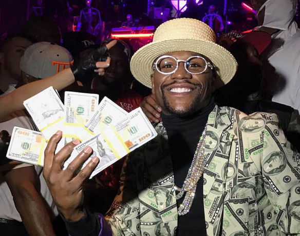 Mayweather Jr.'s hobby? Collecting money, of course