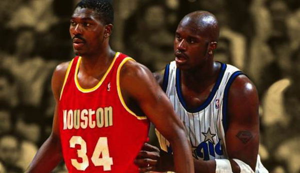 Shaquille O&#8217;Neal and Hakeem Olajuwon