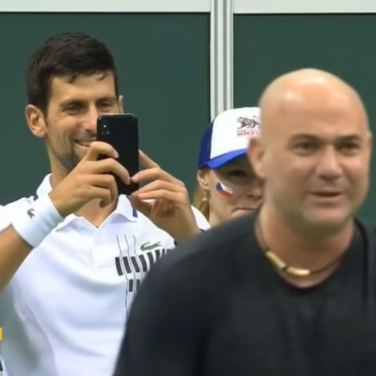 Novak Djokovic Andre Agassi