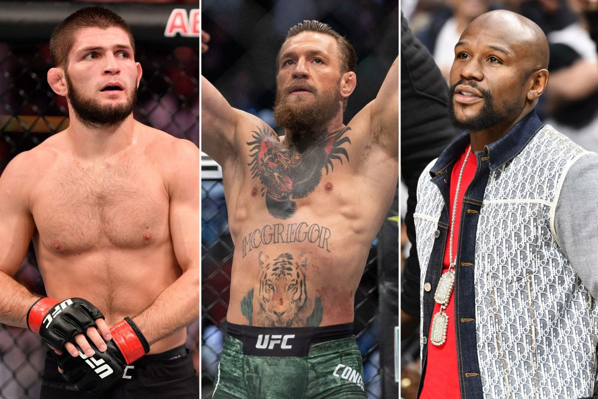Conor McGregor Floyd Mayweather and Khabib Nurmagomedov