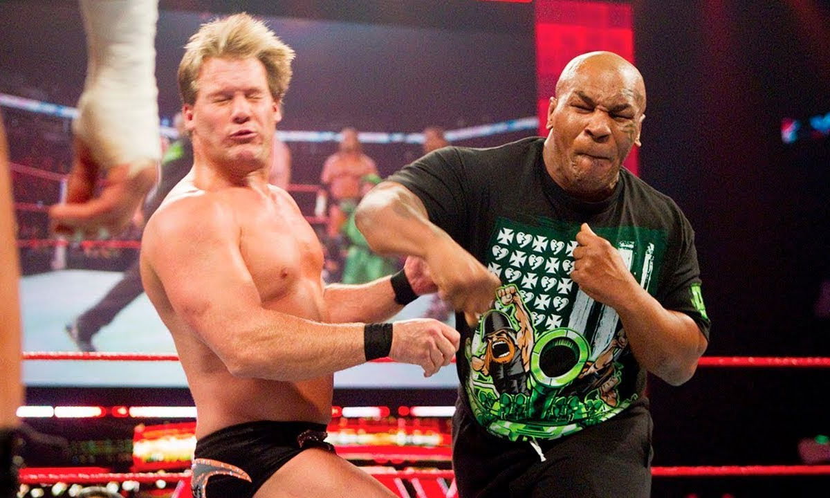 Watch: Mike Tyson Once Knocked Chris Jericho Out Cold inside WWE Ring