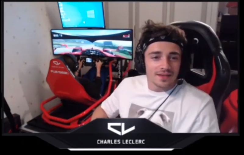 Watch Charles Leclerc Freaks out as His Girlfriend 