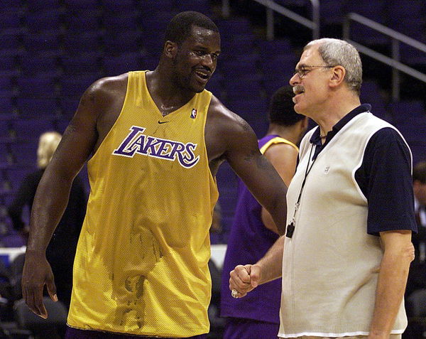 Head coach of the Los Angeles Lakers Phil Jackson