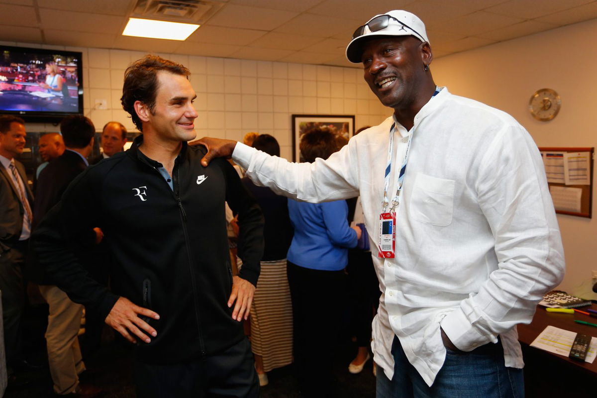 Roger Federer and Michael Jordan