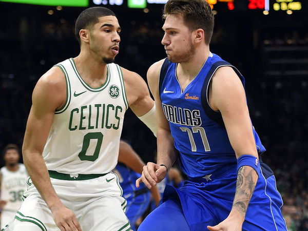 Luka Doncic and Jayson Tatum