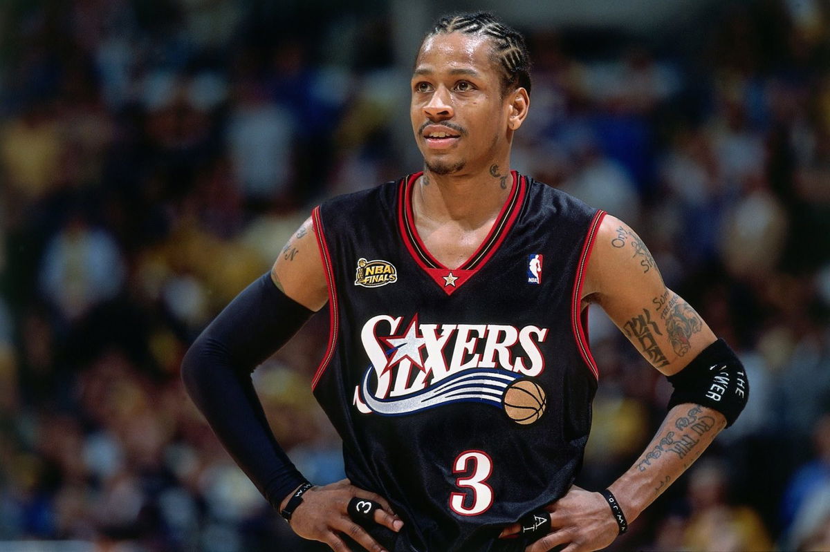 allen iverson 2001 finals jersey