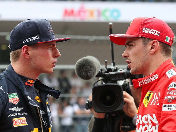 Max Verstappen and Charles Leclerc