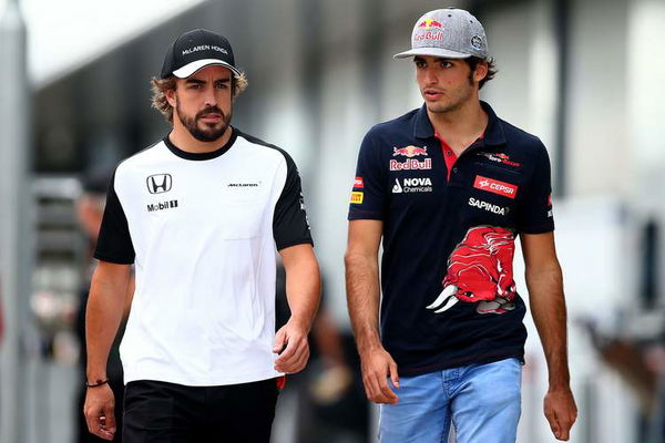 Fernando Alonso and Carlos Sainz