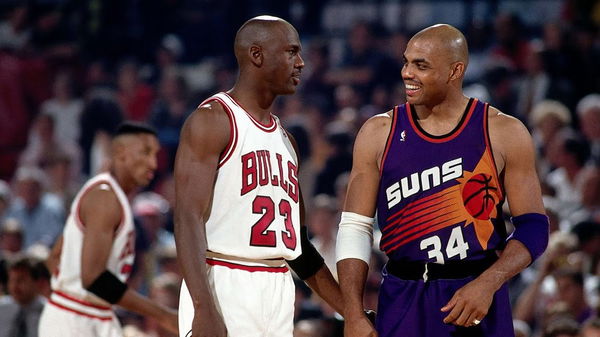 Michael Jordan and Charles Barkley