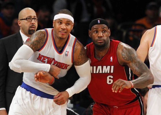 carmelo anthony lebron