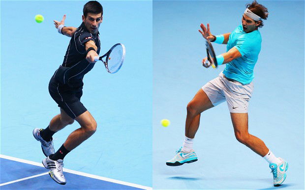 Rafael Nadal and Novak Djokovic