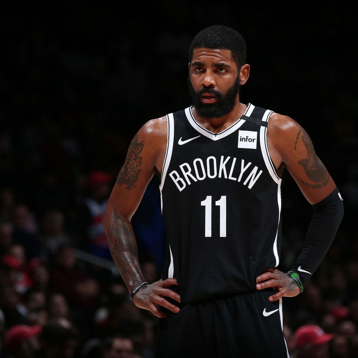 kyrie irving new jersey number