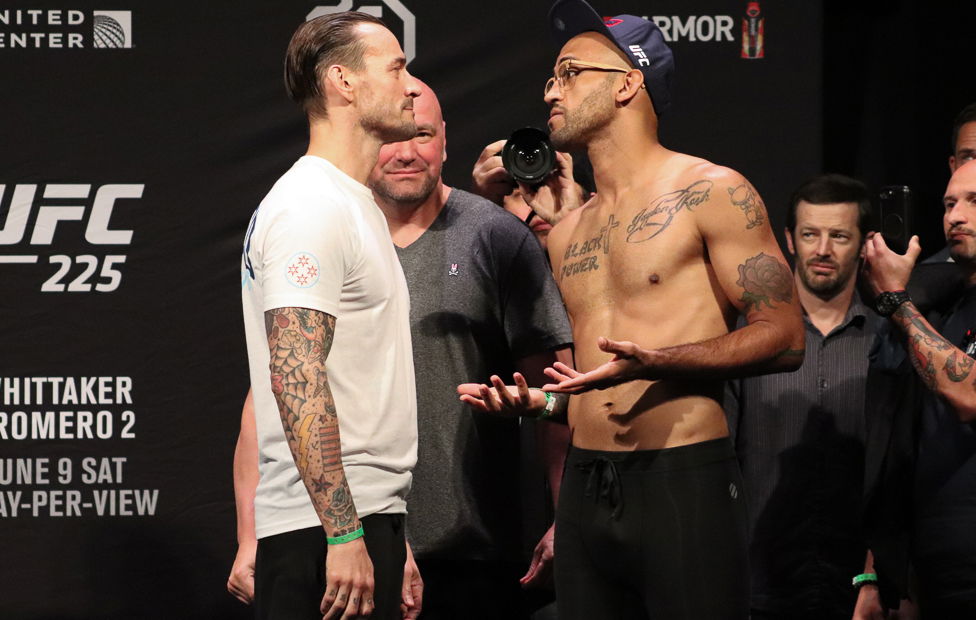 phil cm punk brooks mike jackson ufc 225 ceremonial weigh ins