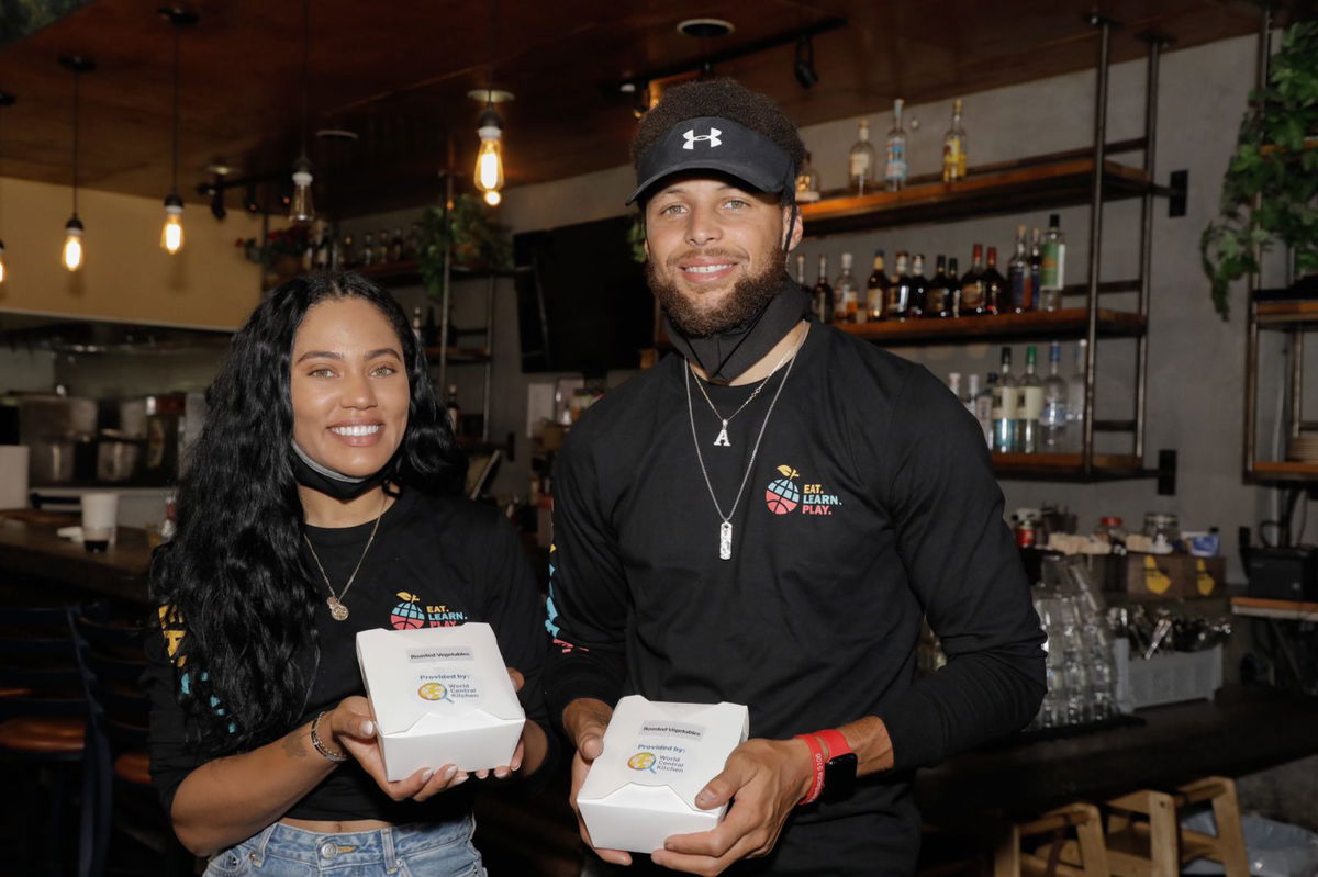 Stephen Curry and Ayesha Curry