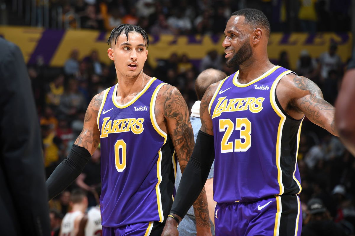 Kyle Kuzma Shares Fanboy Moment over LeBron James' Throwback Clip ...