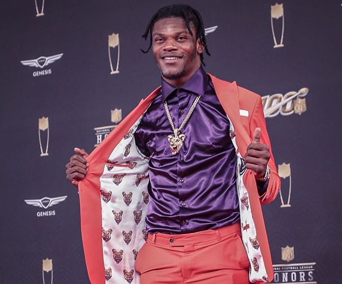 lamar jackson purple