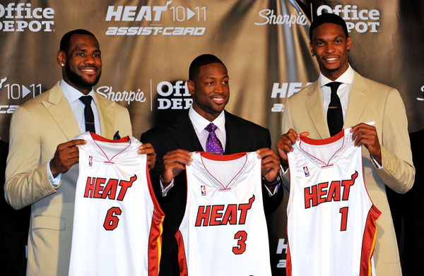 Big 3 Miami Heat James Wade & Bosh NBA