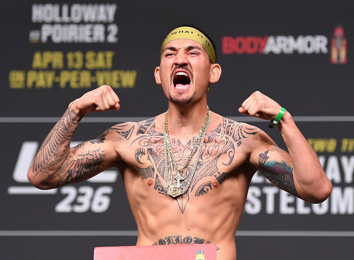 The 32-yaşında 180 cm uzunluğunda Max Holloway tarihli 2024