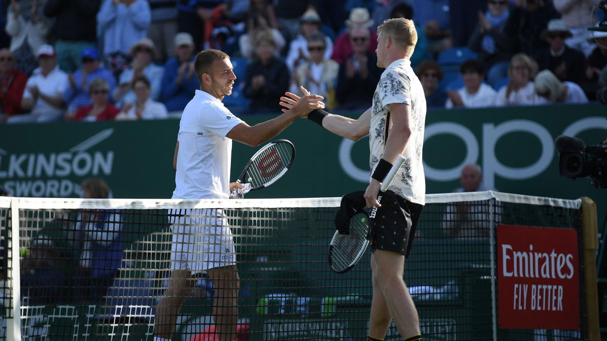 Dans Evans and Kyle Edmund