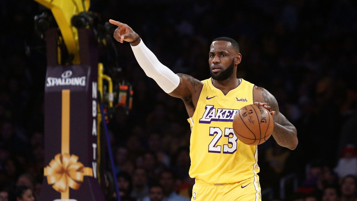 is lebron james a laker