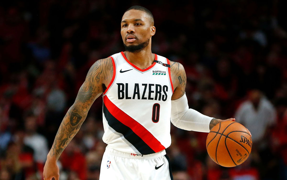 damian lillard home jersey