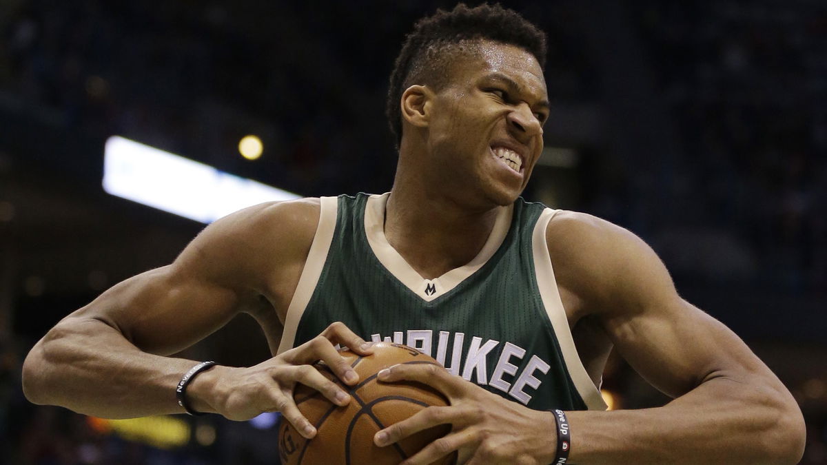 Image result for Giannis angry