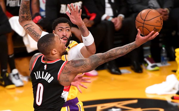 NBA: Portland Trail Blazers at Los Angeles Lakers