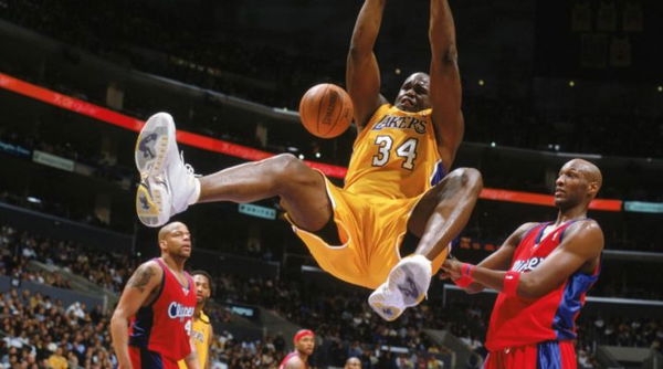 shaquille o neal dunking