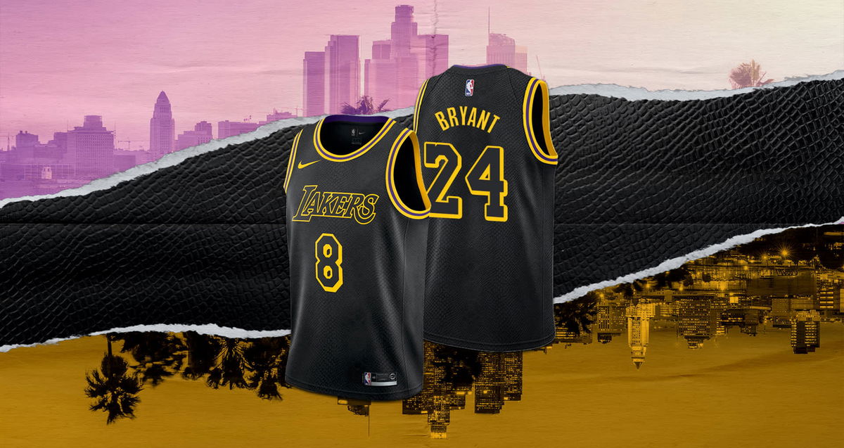 lakers jersey black mamba