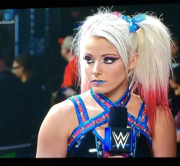 WATCH: Alexa Bliss Backstage After the Bizarre Attack on Lacey Evans -  EssentiallySports