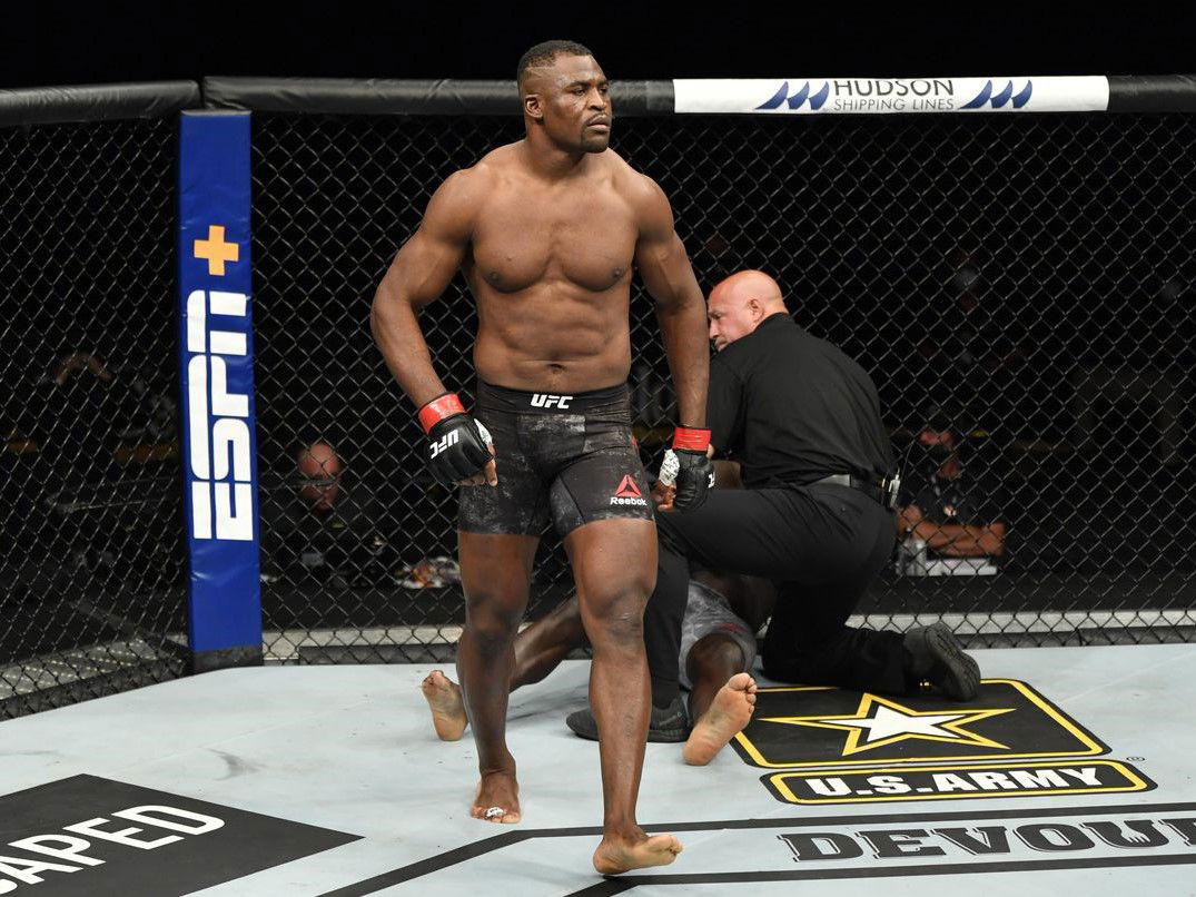 I Told You to Sit Down" - Francis Ngannou Shuts Down Jon Jones and Calls Out Stipe Miocic - EssentiallySports