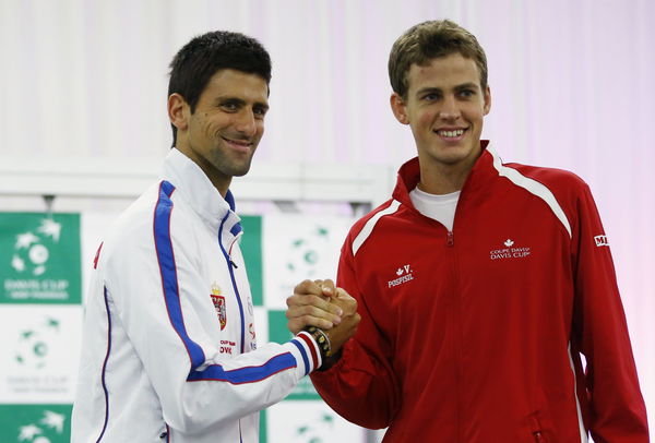 Djokovic and Pospisil