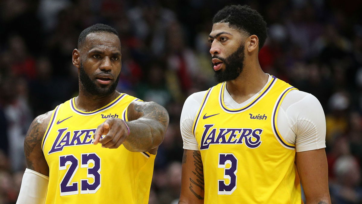 anthony davis and lebron james lakers