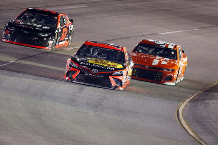 Martin Truex Jr during a NASCAR race