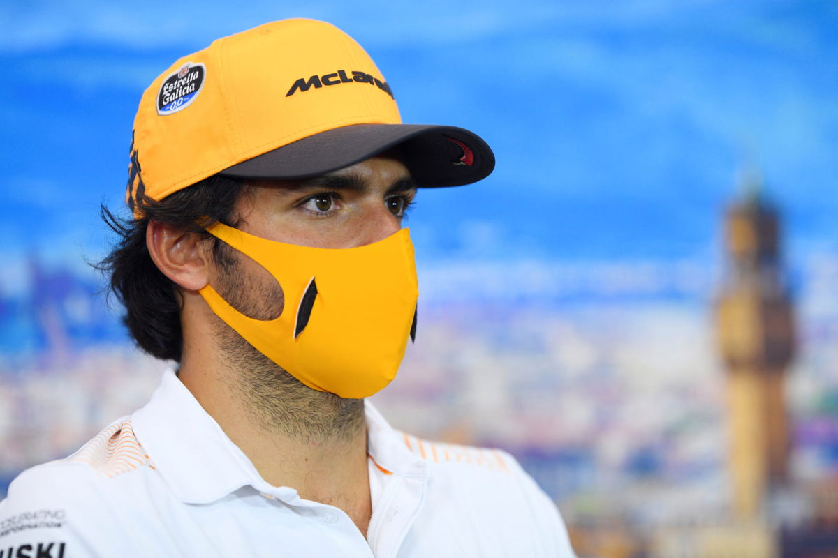 Carlos Sainz At Tuscan GP Press Conference
