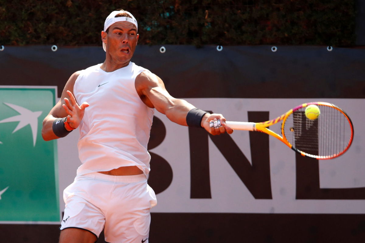 Rafael Nadal at Italian Open 2020